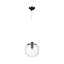 Lampa wisząca TONDA czarna 25 cm - zdjęcie produktu