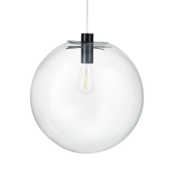 Lampa wisząca TONDA czarna 40 cm - zdjęcie produktu
