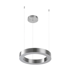 Lampa wisząca CIRCLE 40 cm - LED, ring nikiel szczotkowany - zdjęcie produktu