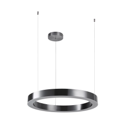 Lampa wisząca CIRCLE 60 cm - LED, ring tytan szczotkowany - zdjęcie produktu