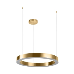 Lampa wisząca CIRCLE 60 cm - LED, ring mosiądz szczotkowany - zdjęcie produktu