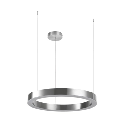Lampa wisząca CIRCLE 60 cm - LED, ring nikiel szczotkowany - zdjęcie produktu