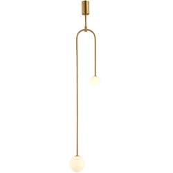 Lampa wisząca LOOP złota 123 cm - zdjęcie produktu
