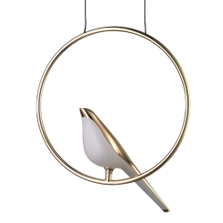 Lampa wisząca PTAK TIT LED złota 35 cm - zdjęcie produktu