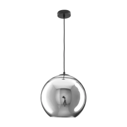 Lampa wisząca MIRROR GLOW - M chrom 30 cm - zdjęcie produktu