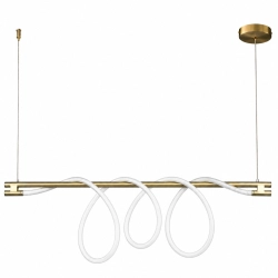Lampa wisząca FANTASIA LONG LED złota 120 cm - zdjęcie produktu