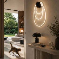 Lampa ścienna FANTASIA czarna 30 cm - zdjęcie produktu