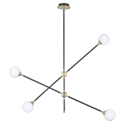 Lampa wisząca SPILLO czarno złota 92 cm - zdjęcie produktu