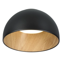 Plafon ledowy PADELLA okrągły czarny 35 cm - zdjęcie produktu