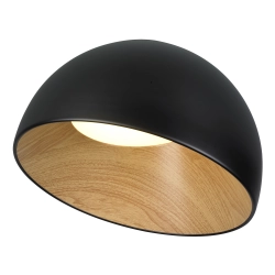Plafon ledowy PADELLA SKOS czarny 35 cm - zdjęcie produktu