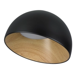 Plafon ledowy PADELLA SKOS czarny 35 cm - zdjęcie produktu
