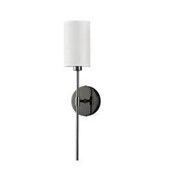 Lampa ścienna DARLING 53 cm- czarny kinkiet z abażurem - zdjęcie produktu