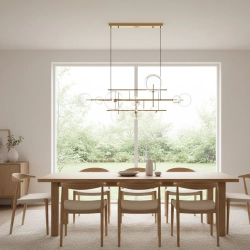 Lampa wisząca CHARM 200 - mosiądz, 200 cm - zdjęcie produktu