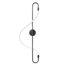 Lampa ścienna ESSA 90 cm - kinkiet LED, czarny - zdjęcie produktu