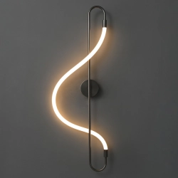 Lampa ścienna ESSA 90 cm - kinkiet LED, czarny - zdjęcie produktu