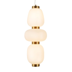 Lampa wisząca BRILLA-3, 23 cm, złota - zdjęcie produktu