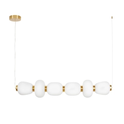 Lampa wisząca BRILLA-6, 125 cm, złota - zdjęcie produktu