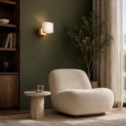 Lampa ścienna CUBO LED złota 18 cm - zdjęcie produktu