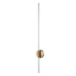 Lampa ścienna LED FELIX biało-złota 100 cm - nowoczesny kinkiet - zdjęcie produktu