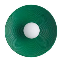 Lampa ścienna ILUSIONI 26 cm - okrągły kinkiet zielony - zdjęcie produktu