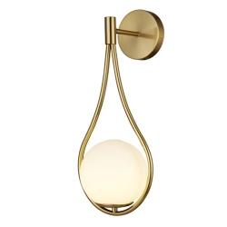 Lampa ścienna DROP 45 cm zlota - zdjęcie produktu