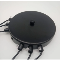 Lampa ścienna LINEA-6 WALL czarna - zdjęcie produktu