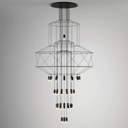 Lampa wisząca LINEA-43 XL czarna 150 cm - zdjęcie produktu