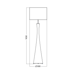 SIENA LIGHT LAVENDER lampa podłogowa L235313370 4Concepts L235313370 - zdjęcie 2