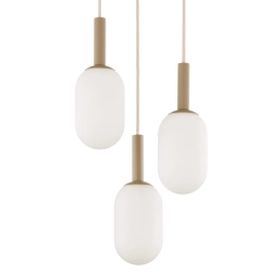 PLUUM 3 koło lampa wisząca ciepły beż 41857 Sigma - zdjęcie 2