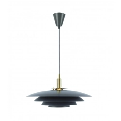 Skandynawska lampa wisząca Nordlux Bretagne - szara 39489910 - zdjęcie produktu
