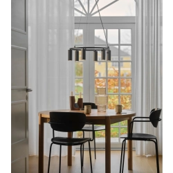 Skandynawska lampa wisząca Vico czarna 2512323003 Nordlux