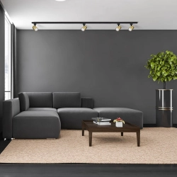 kinkiecik.pl Zestaw szynowy 4pł Snow SET 1F złoty LP-737 GD SET 1,5m Light Prestige