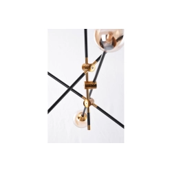Lampa wisząca Solen 6 (black/gold) AZ4700 AZZARDO