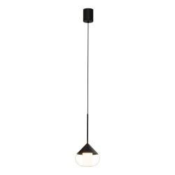 Lampa Wisząca Suza 1xLED czarna PL0103-BK yaskr