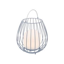 Szary lampion LED Jim To Go - Nordlux, bezprzewodowy 2218105010