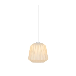 Lampa wisząca Elbie – elegancka lampa z plisowanym kloszem 2612323001 Nordlux