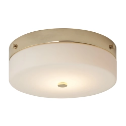 kinkiecik.pl Duży plafon Tamar – 1 źródło światła – Polerowane złoto TAMAR-F-L-PG Elstead Lighting