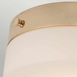 kinkiecik.pl Duży plafon Tamar – 1 źródło światła – Polerowane złoto TAMAR-F-L-PG Elstead Lighting