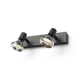 kinkiecik.pl TRICA II ścienna czarna 230V GU10 2x25W R13374 Rendl light studio