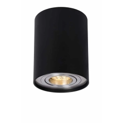TUBE spot sufitowy Ø 9,6 cm GU10 czarny 22952/01/30 Lucide - zdjęcie produktu