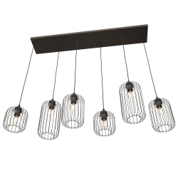 Lampa wisząca VANDER 6 BL 1365/6 EMIBIG Lighting