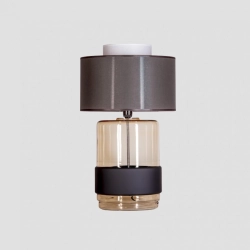UMBRIEL AMBER/BLACK lampa stołowa L250110420 4Concepts
