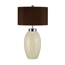 kinkiecik.pl Mała lampa stołowa Victor – 1 źródło światła – Kremowa VICTOR-SM-TL-CR Elstead Lighting