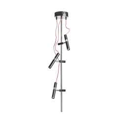 kinkiecik.pl VIPER III sufitowa czarna chrom 230V LED 3x3W 60° 3000K R12460 Rendl light studio