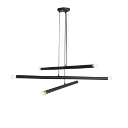 LAMPA WISZĄCA TUBO 6 CZARNY 1072K1 ALDEX - zdjęcie produktu