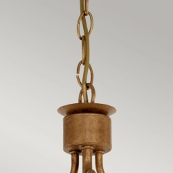 Lampa wisząca Windsor – 3 źródła światła – Złota patyna WINDSOR-SF-GOLD Elstead Lighting