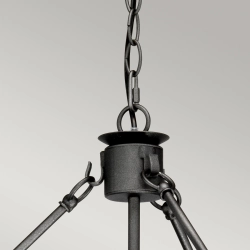 Żyrandol Windsor – 12 źródeł światła – Grafitowe WINDSOR12-GR Elstead Lighting