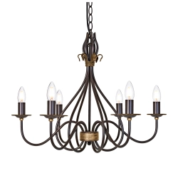 Żyrandol Windermere – 6 źródeł światła WM6 Elstead Lighting
