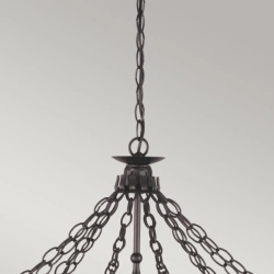 Żyrandol Warwick – 12 źródeł światła WR12-GRAPHITE Elstead Lighting