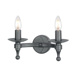 Kinkiet Warwick – 2 źródła światła WR2-GRAPHITE Elstead Lighting